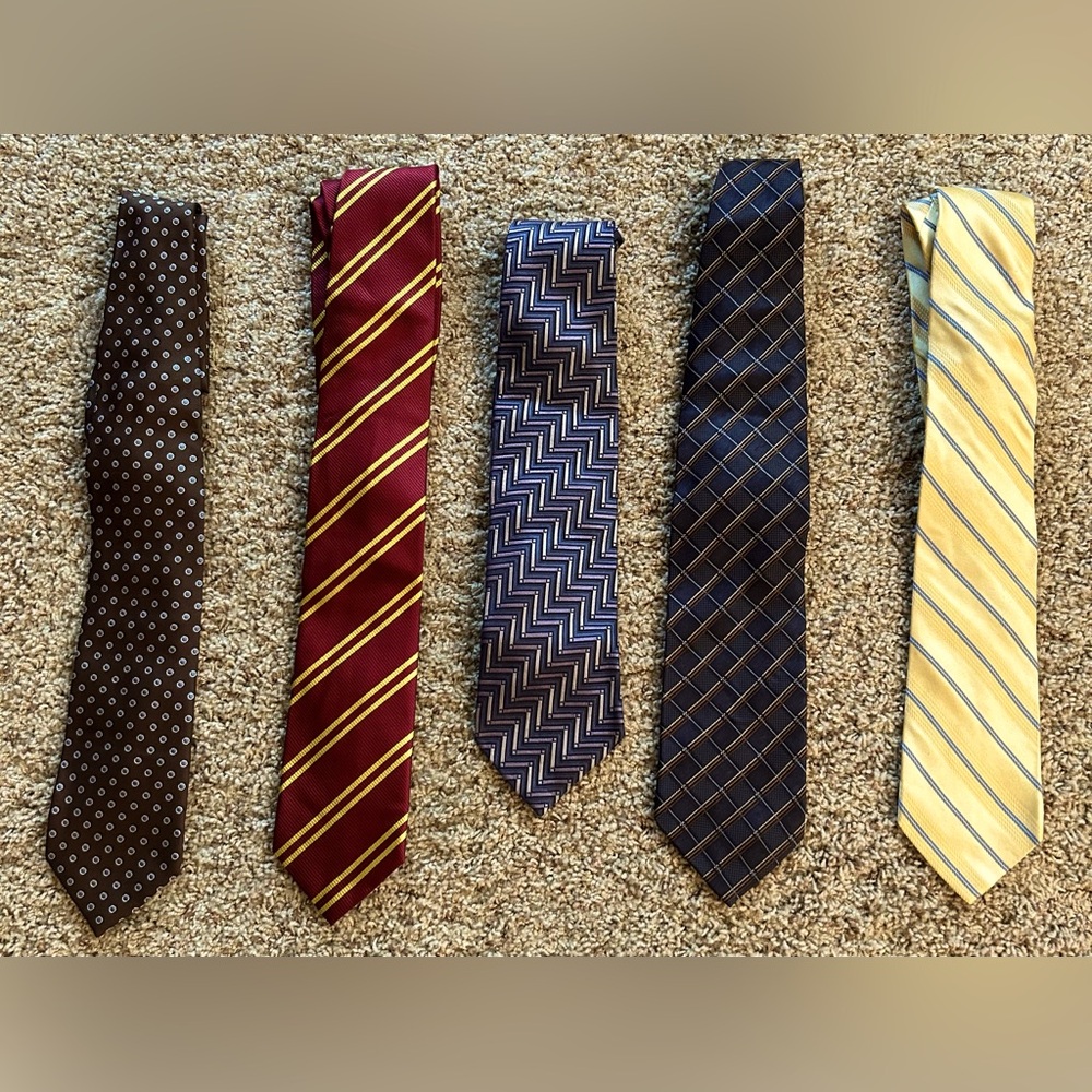 Silk Tie Lot of 5